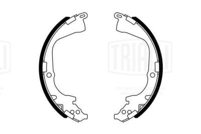 Колодки тормозные барабанные TRIALLI GF4409