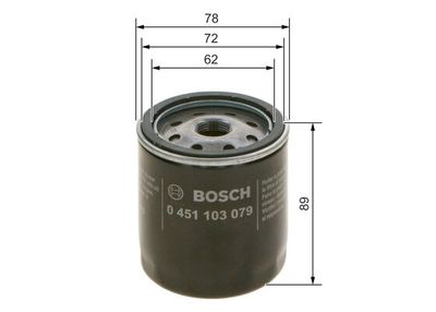 Фильтр масляный BOSCH 0451103079