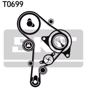 Комплект ремня ГРМ SKF VKMC01251