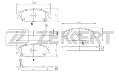 Колодки тормозные дисковые передние PILENGA BMFD6003
