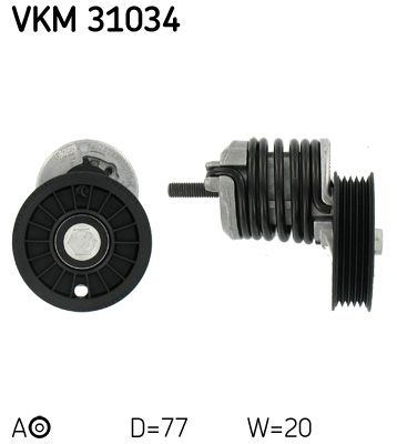 Натяжитель ремня SKF VKM31034