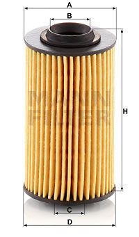 Фильтр масляный MANN-FILTER HU693X