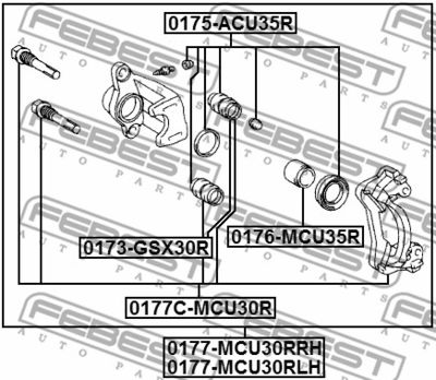 Поршень тормозного суппорта Hyundai/Kia 582354H000