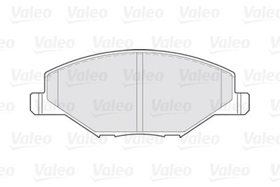 Колодки тормозные дисковые передние VALEO 301354