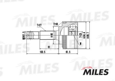 ШРУС наружный Miles GA20312