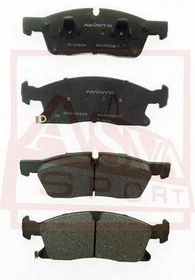 Колодки тормозные дисковые передние AKYOTO AKD20104