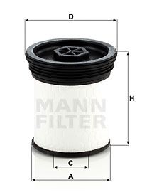 Фильтр топливный MANN-FILTER PU7006