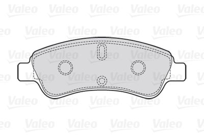 Колодки тормозные дисковые передние VALEO 301464