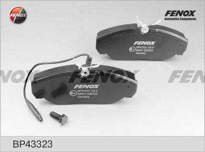 Колодки тормозные дисковые FENOX BP43323