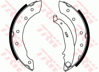 Колодки тормозные барабанные TRW GS8729