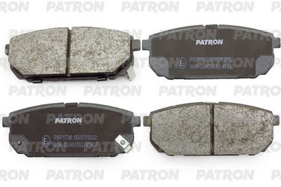 Колодки тормозные дисковые задние PATRON PBP1736