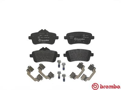 Колодки тормозные дисковые задние BREMBO P50101