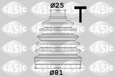 Пыльник ШРУС SASIC 1904012
