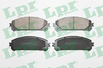 Колодки тормозные передние LPR 05P1691