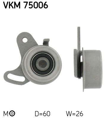 Ролик натяжителя ремня ГРМ SKF VKM75006