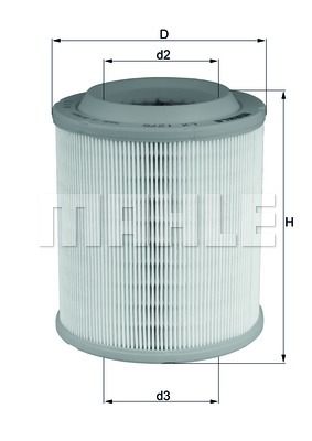 Фильтр воздушный MAHLE LX1275