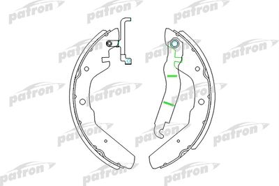 Колодки тормозные барабанные PATRON PSP174