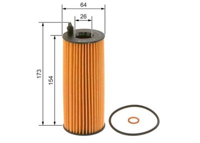 Фильтр масляный BOSCH F026407072