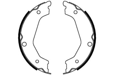 Колодки тормозные барабанные TRUSTING 049162