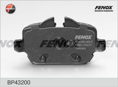 Колодки тормозные задние FENOX BP43200