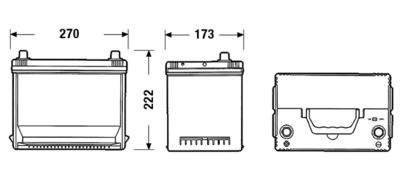 Аккумулятор EXIDE EA755