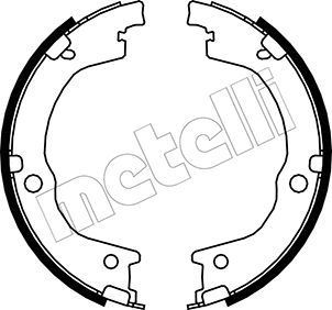 Колодки тормозные барабанные METELLI 530230