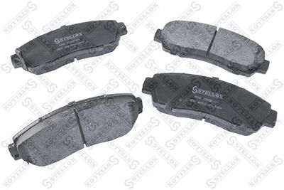 Колодки дисковые передние с антискрипными пластинами STELLOX 000258BSX