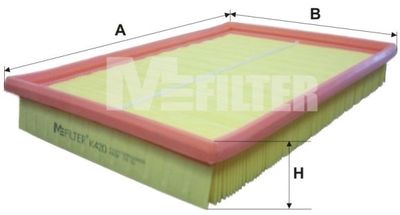 Фильтр воздушный M-Filter K420