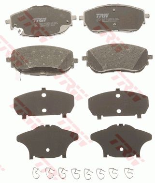 Колодки тормозные передние TRW GDB3598