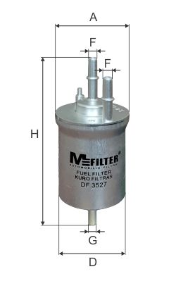 Фильтр топливный M-Filter DF3527