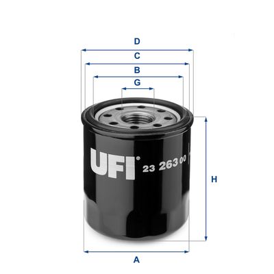 Фильтр масляный UFI 2326300