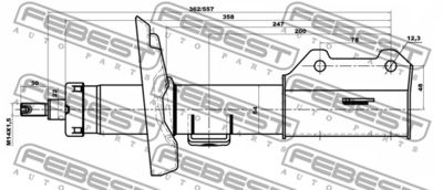 Амортизатор CTR GY0275O