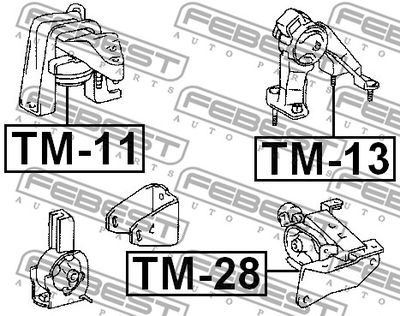 Опора двигателя FEBEST TM11