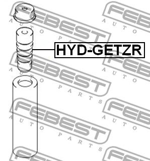Отбойник амортизатора заднего FEBEST HYDGETZR