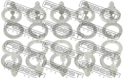 Кольцо уплотнительное форсунки впрыска топлива FEBEST RINGFL007PCS10