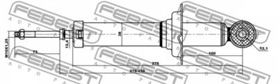 Амортизатор задний CHERY A212915010