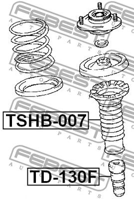 Отбойник амортизатора переднего FEBEST TD130F
