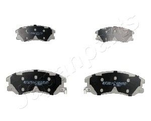 Колодки тормозные дисковые JAPANPARTS PAW10AF