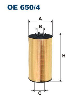 Фильтр масляный FILTRON OE6504