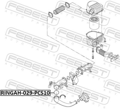 Кольцо уплотнительное VAG WHT002247