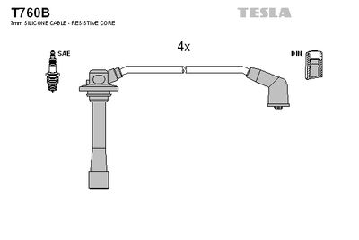 Провода зажигания TESLA T760B