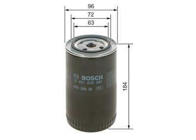 Фильтр масляный BOSCH 0451203087