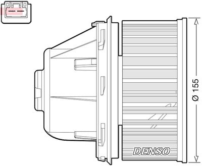 Вентилятор отопителя FORD H1FZ19805B