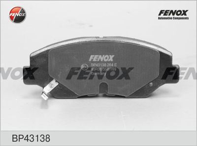 Колодки тормозные передние FENOX BP43138