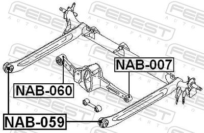 Сайлентблок рычага подвески FIXAR FG0372