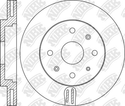 Диск тормозной передний MARSHALL M2000494