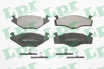 Колодки тормозные дисковые LPR 05P591