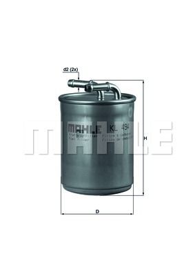 Фильтр топливный MAHLE KL494