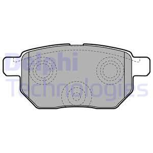 Колодки тормозные задние DELPHI LP2105