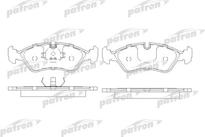 Колодки тормозные дисковые PATRON PBP584